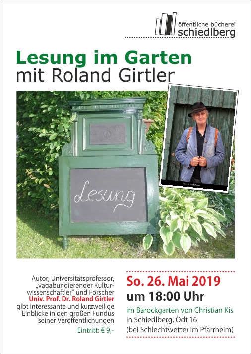 Lesung Girtler 2019