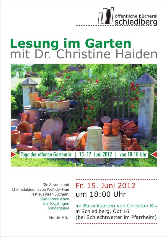 Lesung Haiden 2012